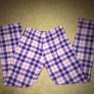 Plaid pajama pants